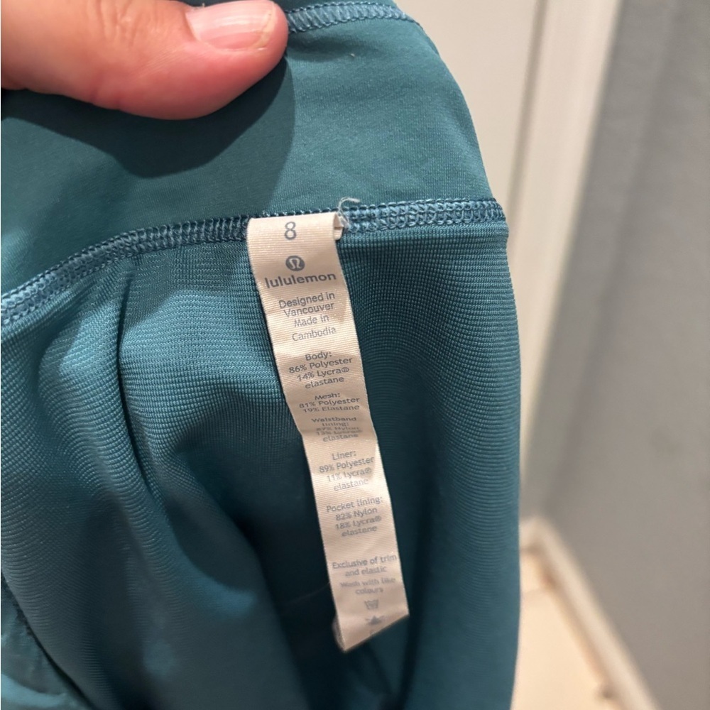 Lululemon Play Off The Pleats Short 3"
Sea Green - Picture 7 of 7